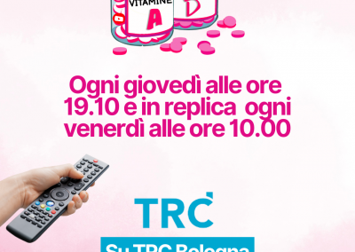 Vitamine Social e AD Maiora in TV AD Communications TRC Bologna